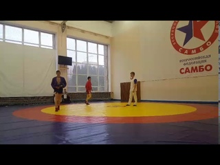 Бауэр Владимир. Полуфинал. 57кг. Первенство МГТУ им. Баумана по самбо.
