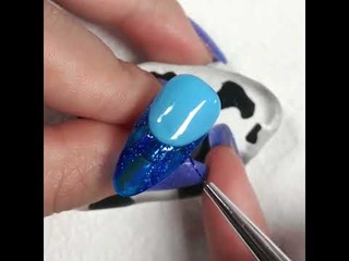 DIY Easy Blue Nail Art | Elegant Navy Blue Nails Tutorial with Rosalind Gel Polish
