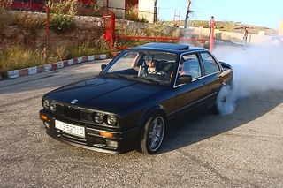 Two Single Turbo 1JZ E30’s Drift Training 450+ WHP [ANTILAG]