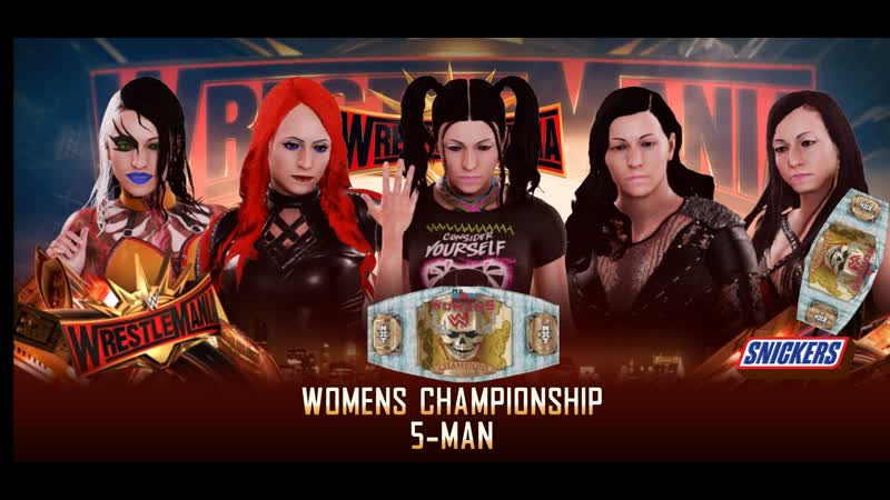 WWE 2k20 Wrestlemania 4 ALEXSA VS LAURA VS REY REBECKA VS MURA BET VS TONI SANTRA (