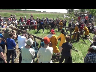 Данбург. Мужчины щит меч бой одиннадцать.