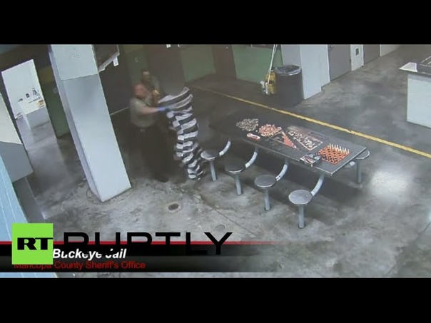 Tased Inmate knock outs detention officers in Arizona