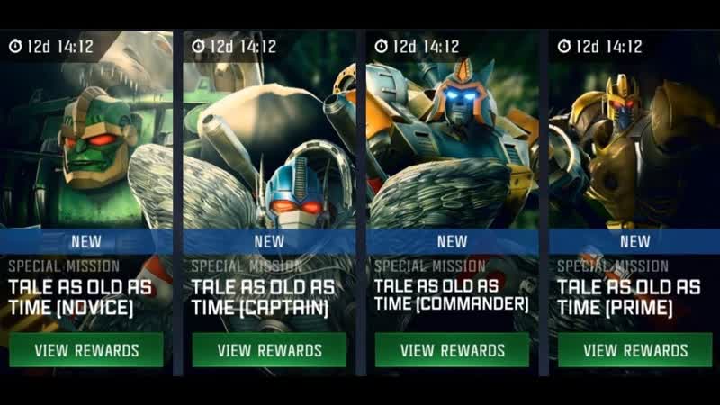 Transformers: Forged to Fight Time Slide Alert 31 Tale as Old as Time Story and