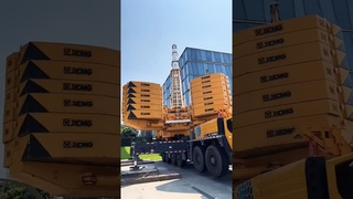 Xcmg Mobile Cranes XCA600 |lifting Ac Chiller |Heavy lifting Equipments #shorts #viralvideo