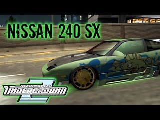NISSAN 240SX stock vs. stage 1,2,3+ nitro Need for Speed Underground 2