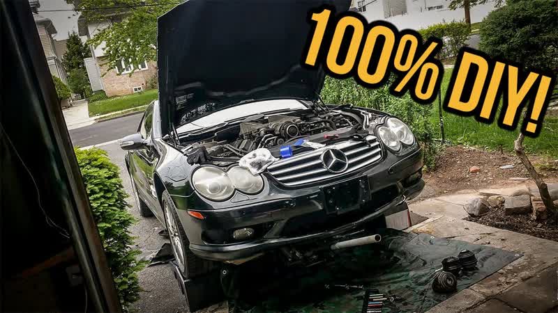 I Saved 1000 By Fixing My Cheap Mercedes Benz SL55 AMG