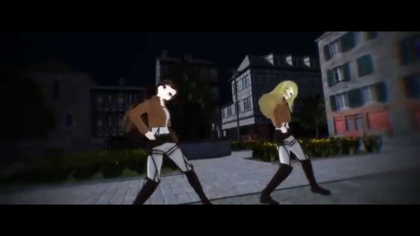 MMD Annika and Liisa Bio Hazard ( Test