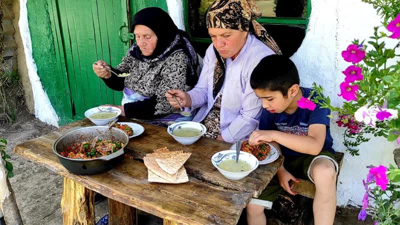 Чыхыртма из Курицы Азербайджанская Кухня и Хинкал Хапа по