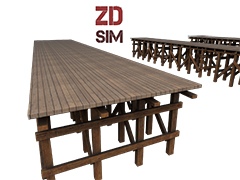 ZDS high platform wood 5m 1|0