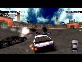 Destruction Derby 2 - Red Pike Arena (PS1)