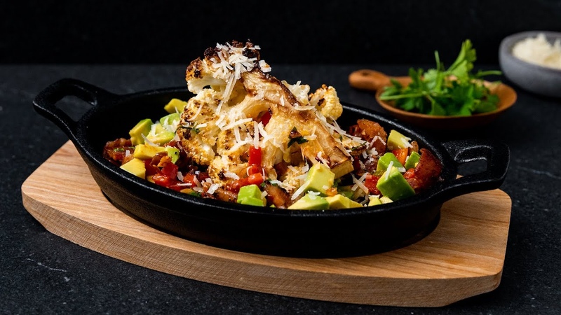 Roasted Cauliflower With Bacon