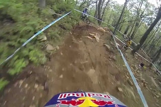 Gee Atherton’s Mt St Anne Crash 2013 - Captured on Go Pro