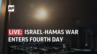 Israel-Hamas war live: Watch the skyline in southern Israel as fighting escalates for a fourth day