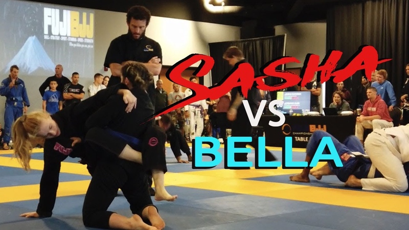 Womens Jiu Jitsu Match, Sasha vs Bella at Fuji