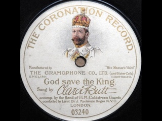 “God Save The King“ (1927) 2200 voices Toronto Exhibition God save our gracious king Long live...