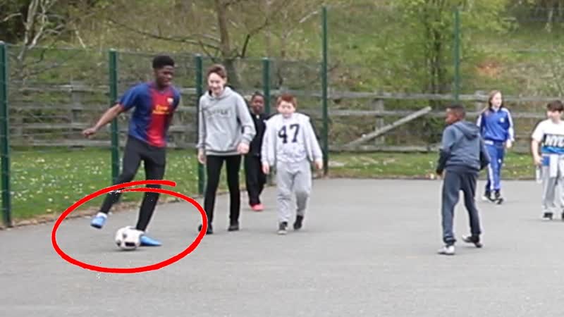 I Challenged Kid MESSI To A Football