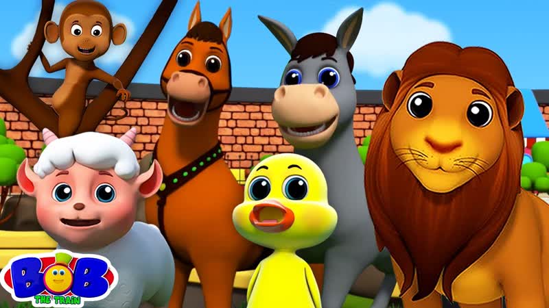 Animal Sound Song + More Learning Videos And Cartoons for Kids by Bob The