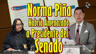 Norma Piña Habría Amenazado al Senador de Morena Alejandro Armenta