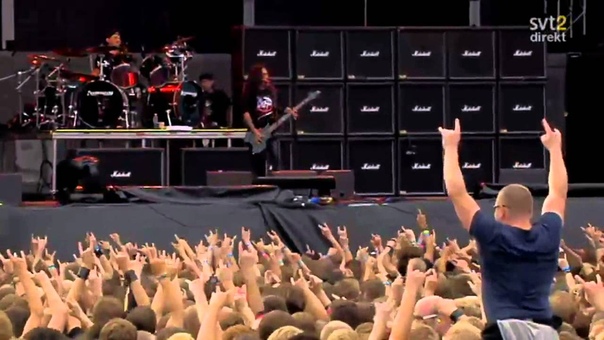 The Big 4 Slayer Angel Of Death Live Sweden July 3 2011