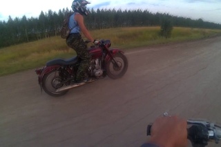Полет Урала. Ural motorcycle