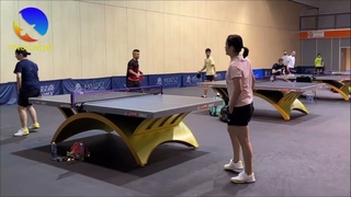 Chen Meng, Ma Long training 2022