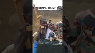 African Kids Reenact Trump Assassination Attempt