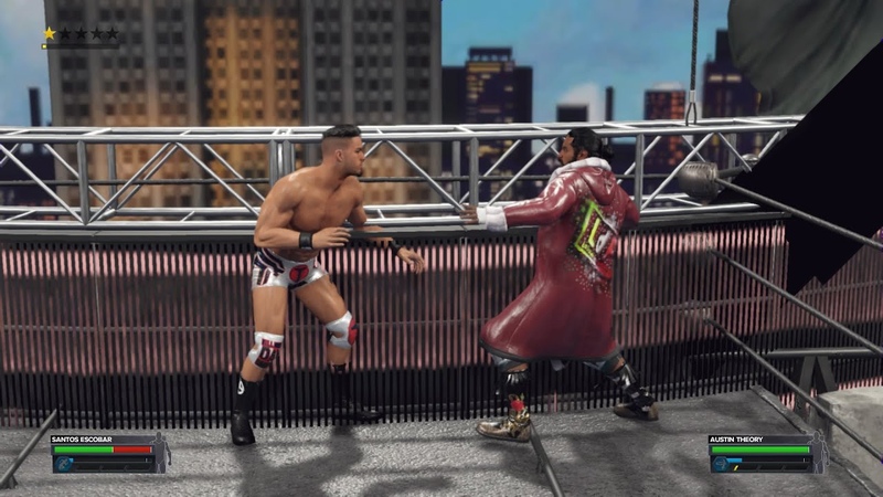 AUSTIN THEOREY VS SANTOS ESCORBAR , wwe, wwe2k23,