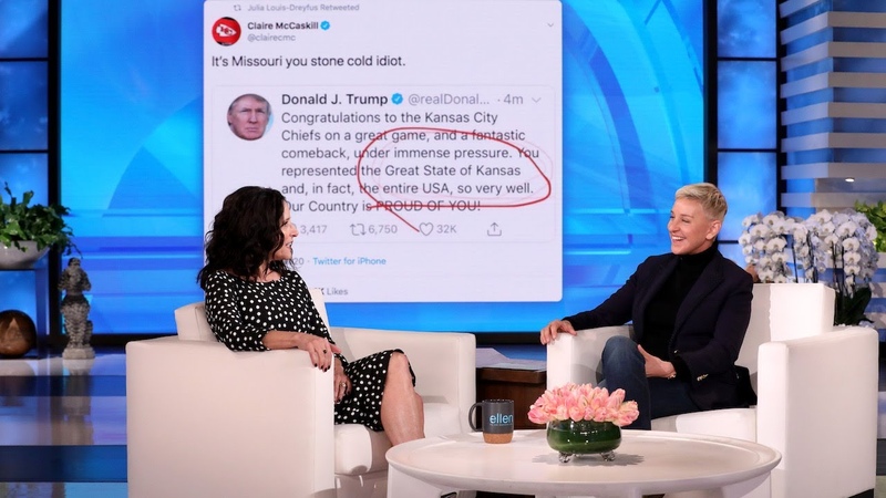 The President Makes Julia Louis Dreyfus Miss Doing
