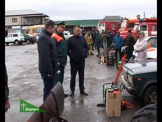 В рамках подготовки к пожароопасному сезону был проведён смотр спецтехники.