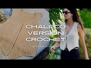 Chaleco tejido Kendall Jenner #tutorial#crochet #crochetclothing #prendasacrochet @loveandneedles