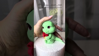 Мастер класс по лепке новогоднего дракончика! Декор на торт. Дракон 2024. Fondant tutorial dragon.