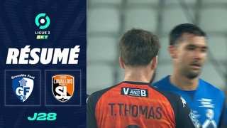 GRENOBLE FOOT 38 - STADE LAVALLOIS MFC (0 - 2) - Rsum - (GF38 - Laval) / 2023-2024