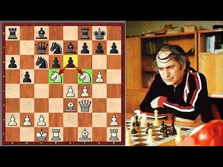 Absolutely Insane! Mikhail Tal Sacrifices His Whole Cavalry