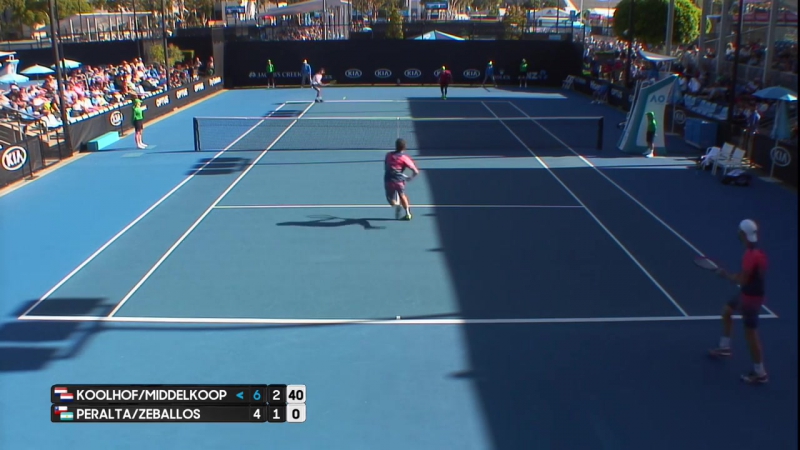 Koolhof Middelkoop v Peralta Zeballos match highlights (2 R) Australian Open