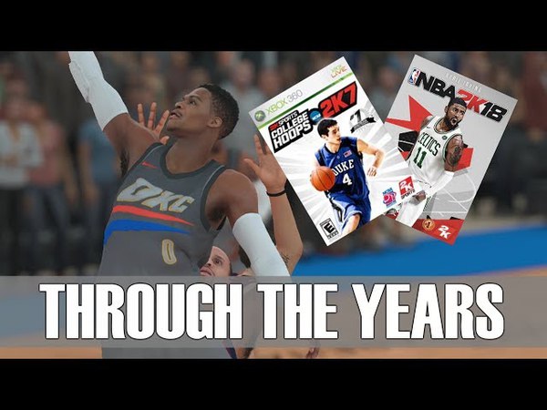 RUSSELL WESTBROOK THROUGH THE YEARS COLLEGE HOOPS 2 K7 NBA 2