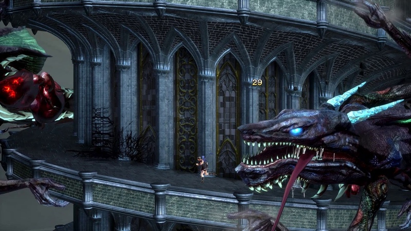 Bloodstained: Ritual of the Night The Tower of the Twin Dragons gameplay
