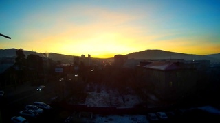 Рассвет в Чите  Time-Lapse