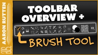 Overview of Toolbar & the Brush Tool (Corel Painter Course Sample)
