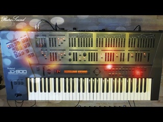 Roland JD-800 Digital Synthesizer “90s Flashback“  eurodance style