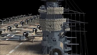 Aircraft carrier Akagi in 3D