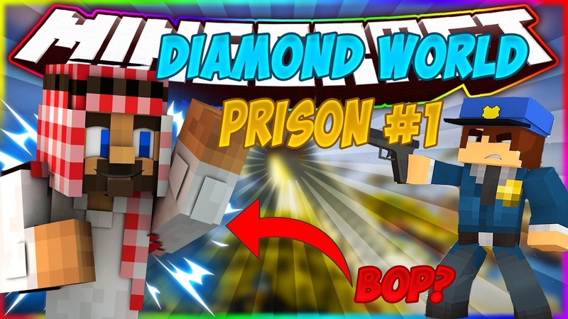 Майнкрафт ( Diamond World) Prison, 1 Я теперь