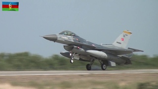 “TurAz Qartalı-2019” təlimlərində iştirak edəcək F-16 təyyarələri Azərbaycana gəlib -