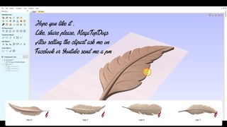 Indian Feather Tutorial Vectric Aspire