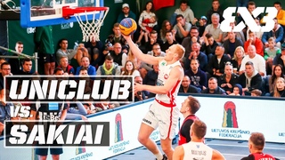 Uniclub vs Sakiai - финал (полная игра) | FIBA 3x3 Hoptrans - Stop 2