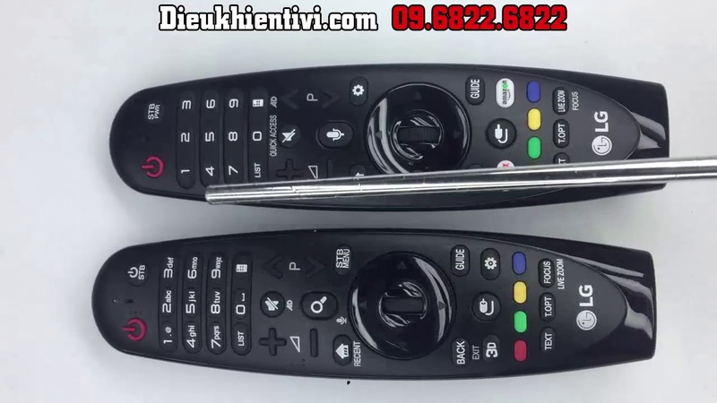 So sánh sự khách biệt giữa điều khiển thông minh lg 2016 và điều khiển thông minh lg
