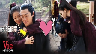 [BEHIND THE SCENES CHIÊU DAO]  Bạch Lộc tình tứ với Hứa Khải sau hậu trường