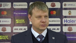 Кузнецкие Медведи  Омские Ястребы  3:6. Тренеры команд - о первом матче
