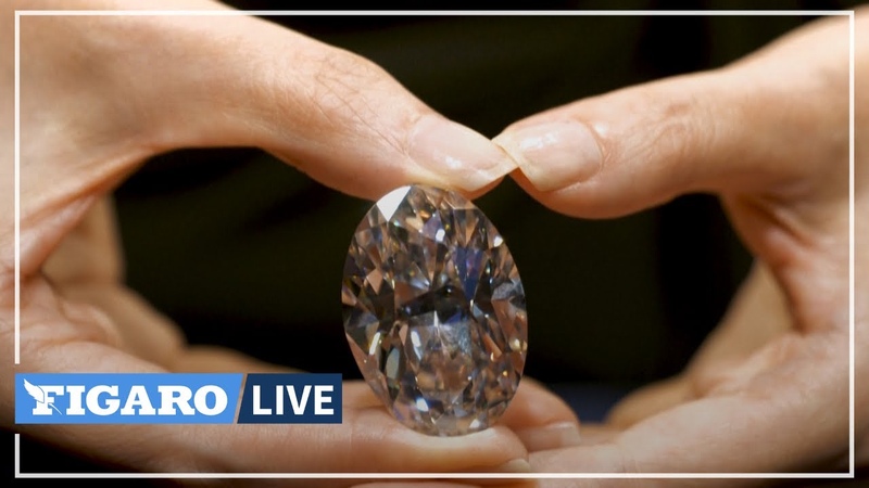Un DIAMANT blanc de 102 carats mis aux enchères à