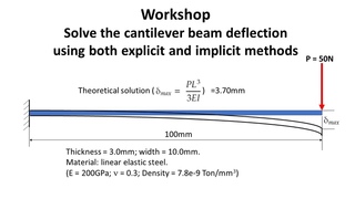Ls-Dyna Implicit Training: Lecture 1 Workshop