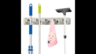 Review: Anybest®Mop and Broom Holder, Wall Mounted Garden Tool Storage Tool Rack Storage